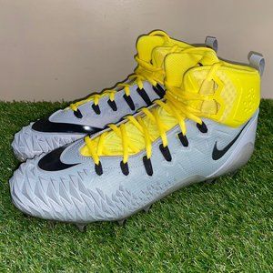 Sample Oregon Ducks PE Team Issued Nike Force Savage Football Cleats Sz 13 AQ909